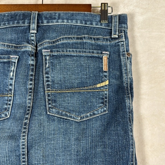 Ezra Fitch Classic Blue Denim Jean Skirt Size 28 Y2K Retro Vintage Front Slit - Picture 8 of 13